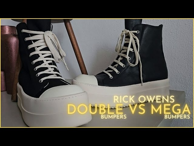 Rick Owens | Double vs. Mega Bumper Ramones - YouTube
