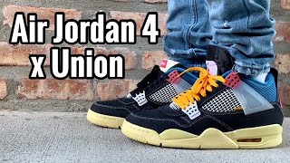 Air Jordan 4 x Union “Off Noir” Review & On Feet - YouTube