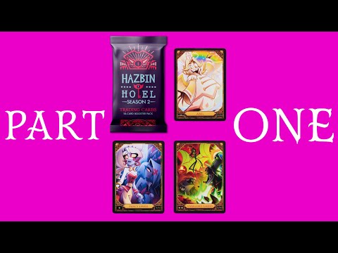 Unboxing Hazbin Hotel Season Two Trading Cards 1st Edition Booster