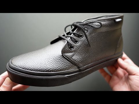 VANS ｜CHUKKA ( M.BLACK ) ｜Unboxing & Review｜V49CF LEA - YouTube