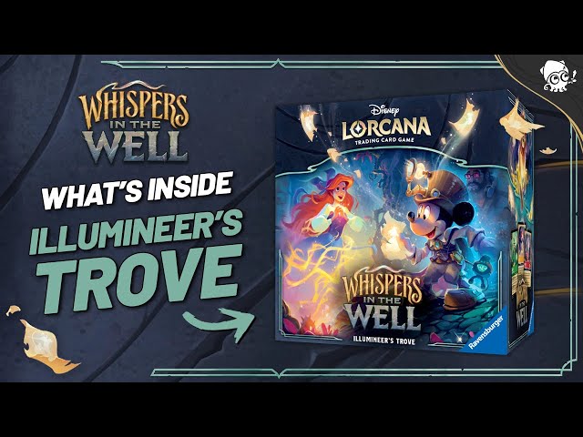 Whispers in the Well TROVE UNBOXING | Disney Lorcana Illumineer's