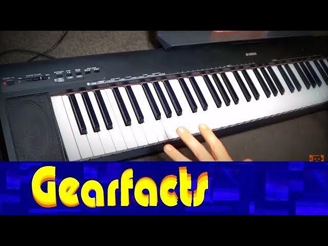 Yamaha NP-30 electronic piano demo: Ambient recording - YouTube