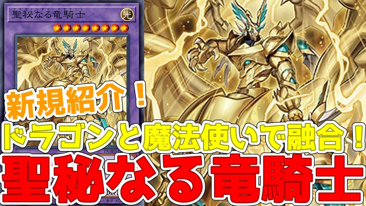 新規紹介！汎用3枚！聖秘なる竜騎士！ドラゴンと魔法使いで出せる発動