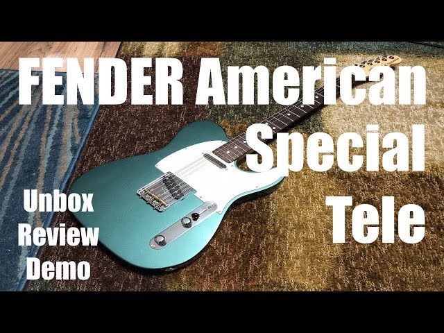 Fender 2017 American Special Telecaster Unbox, Review & Demo - YouTube
