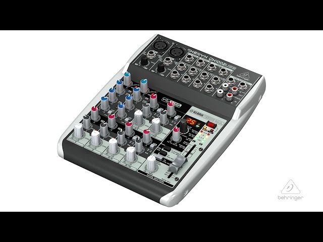 XEYNX QX1002USB Small Format Mixer & USB Audio Interface - YouTube
