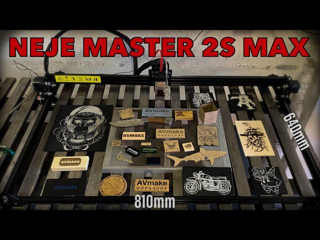 NEJE MASTER 2S Max (A40640 Module) Laser Engraver |Unboxing|Setup
