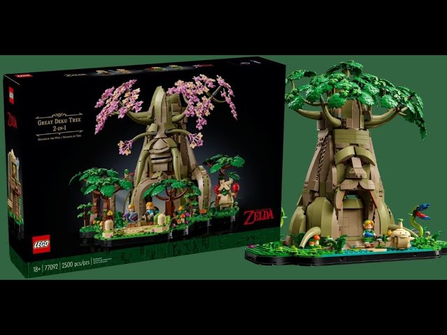 Lego Legend of Zelda - Great Deku Tree 2 in 1 First Look! - YouTube