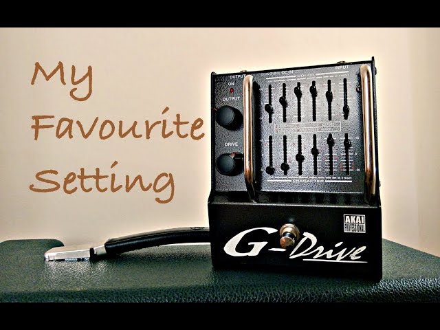 Akai Professional G-Drive D2G Equalized Distortion - Made in Japan