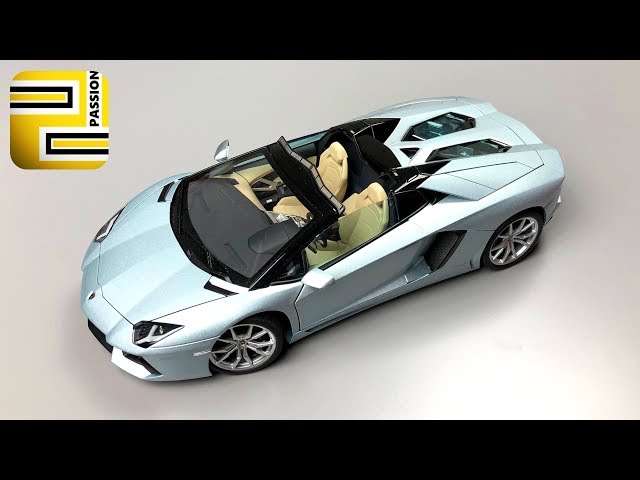 Unboxing] Lamborghini Aventador LP700-4 Roadster 1:18 AUTOart