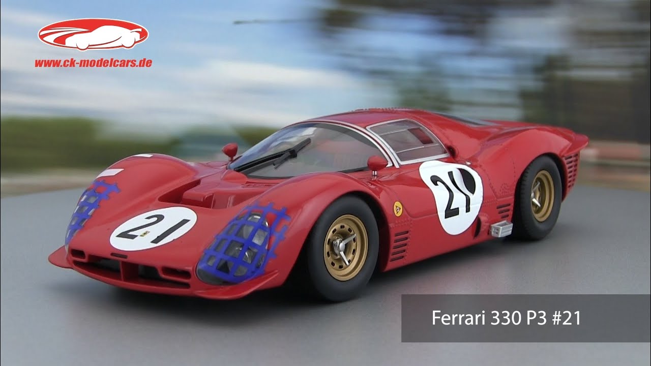 ck-modelcars-video: Ferrari 330 P3 #21 24h LeMans 1966 1:18 WERK83