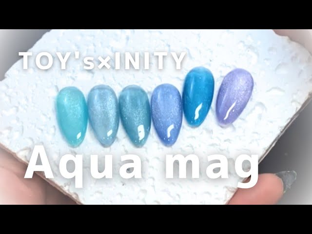 アクアマグ TOY's×INITY 新色マグネットレビュー【tsukimi nail