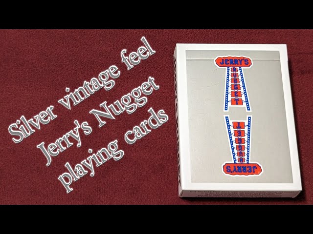 Daily deck review day 121 - Silver Vintage feel Jerry's Nugget
