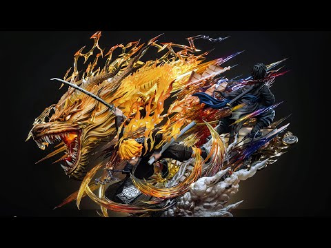 預購】鬼滅之刃GK 蒐藏雕像我妻善逸火雷神[Hamlet Studio] – 無人島玩具