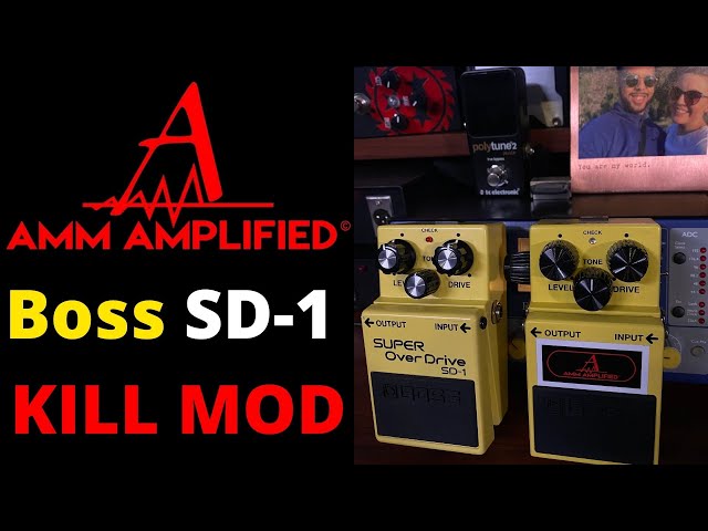 Boss SD-1 Super Overdrive: Kill Mod - YouTube