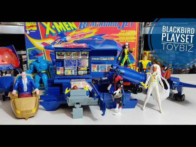X-Men Black Bird Jet review #toybiz #playsets #xmen - YouTube