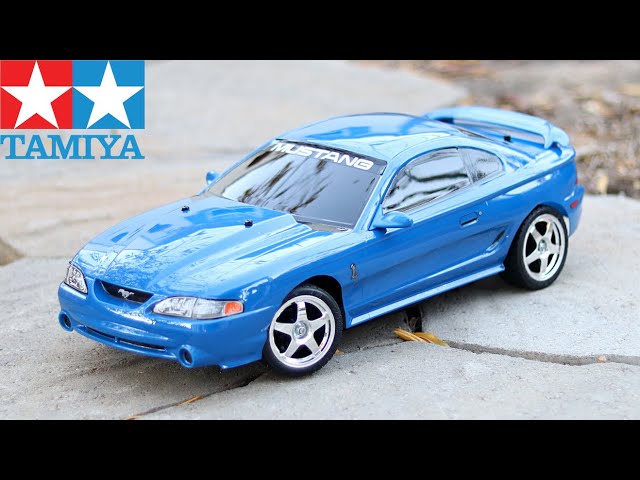 1995 Ford Mustang SVT Cobra R Tamiya 47430 RC | Review TT-01 4WD