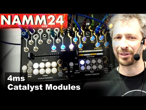 NAMM 2024 - 4ms - Catalyst Sequencer + Controller - YouTube