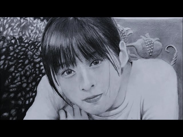 鉛筆画】森七菜 視聴者様からのリクエストより [Pencil drawing] Nana