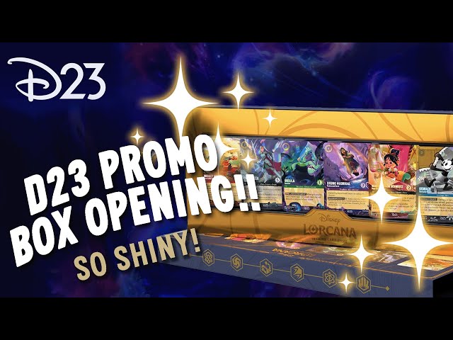 BOX OPENING] DISNEY LORCANA D23 Expo Collection Box Opening! - YouTube