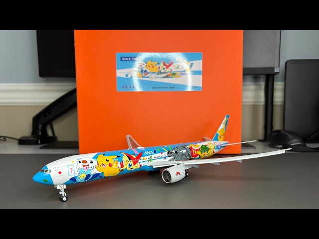 JC Wings 1:200 Boeing 777-300 ANA Pokémon Livery Unboxing - YouTube