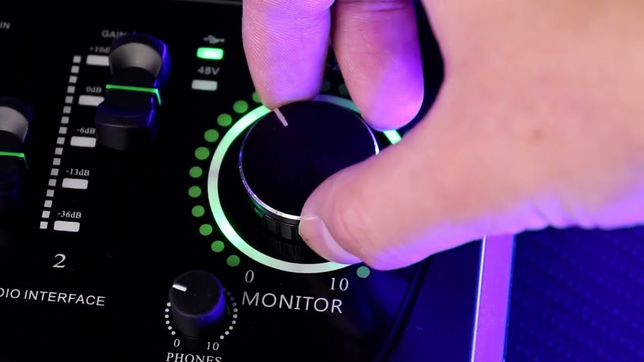 BOMGE mini 2 Channel USB Audio Interface - YouTube