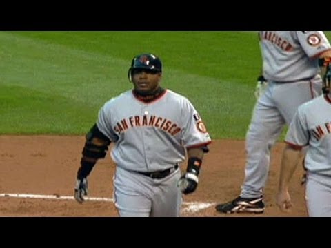 SF@COL: Barry Bonds hits his 762nd career home run - YouTube