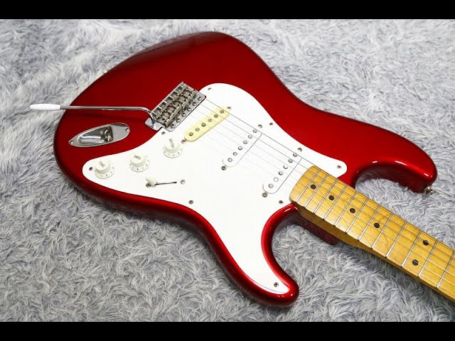 1991 made Fender Japan Stratocaster ST57 Candy Apple Red /Duncan