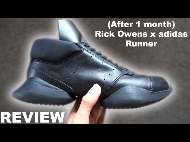 After 1 Month: Rick Owens x adidas Runner 