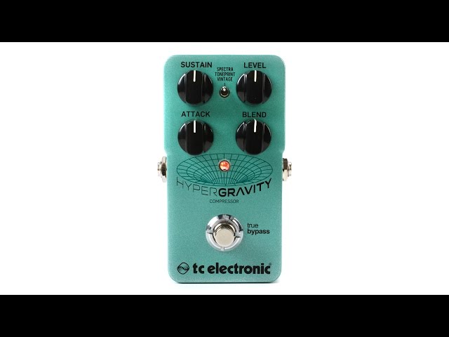 TC Electronic HyperGravity Compressor Pedal with TonePrint - YouTube
