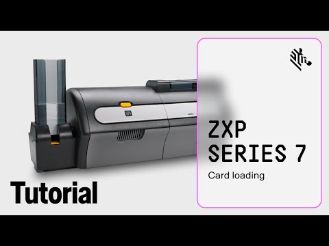 Zebra ZXP Series 7 How-To: Load Cards - YouTube