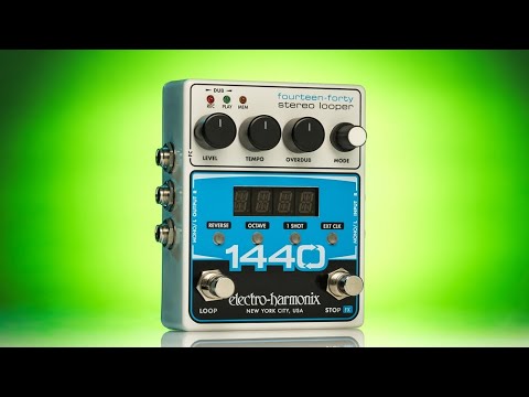 Electro Harmonix 1440 Stereo Looper Pedal (Japanese Subtitles