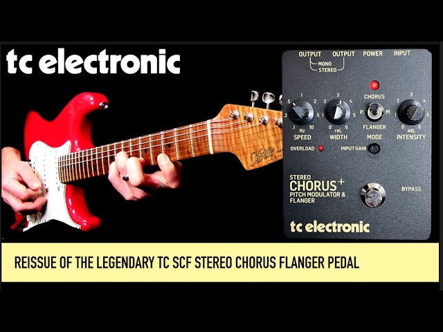 tc electronic SCF Stereo Chorus Flanger - YouTube