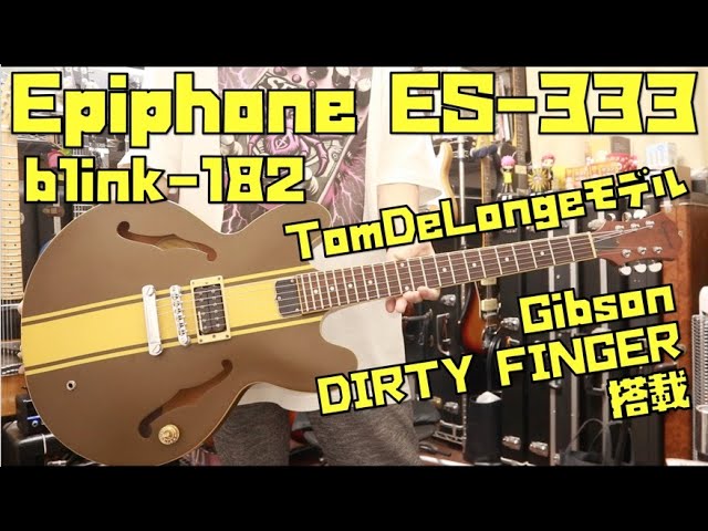 blink-182 Tom DeLonge Model 🎸 What is an Epiphone ES-333? A cool