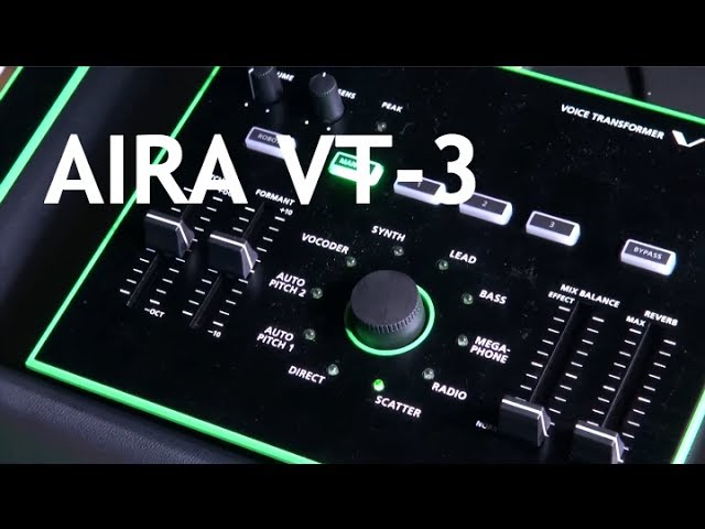 Roland AIRA VT-3 Vocal Processor Dancefair 2014 - YouTube