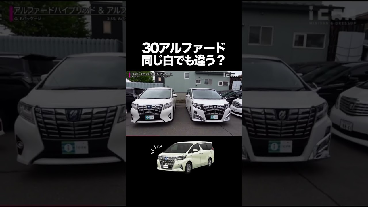 Difference between the 30 series Alphard 