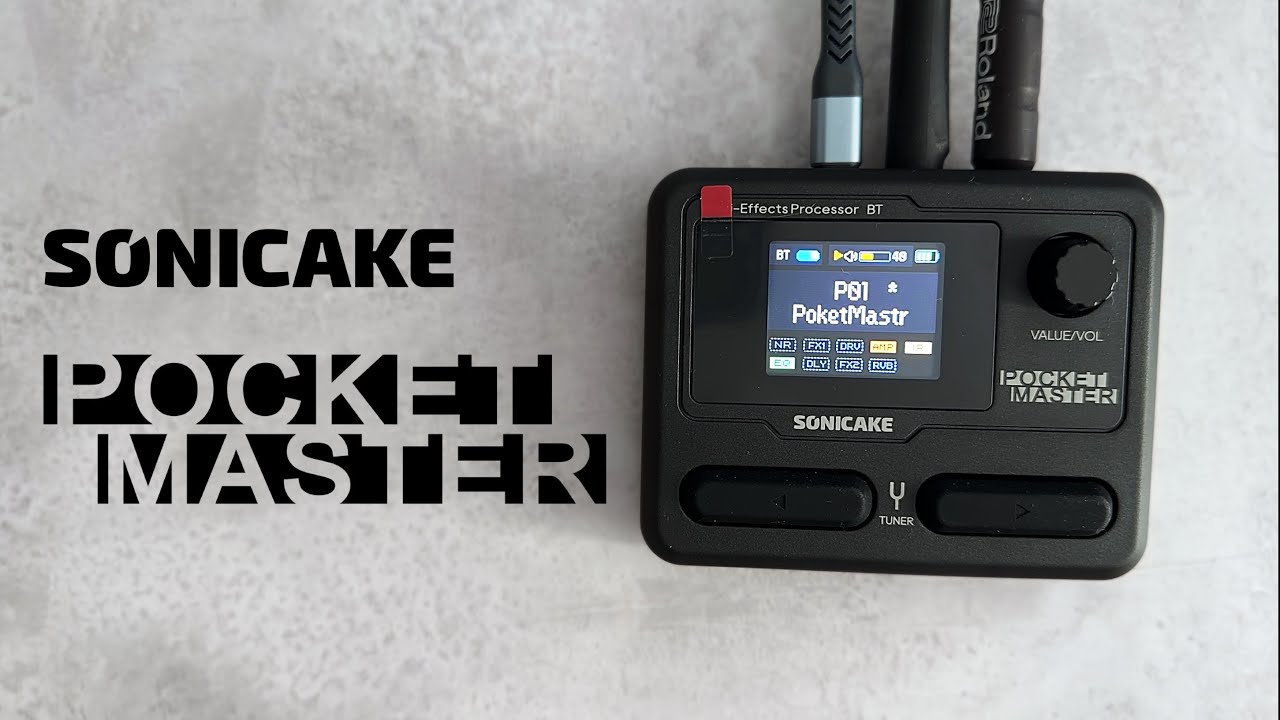 Sonicake Pocket Master - Portable Multi Effects Processor - YouTube