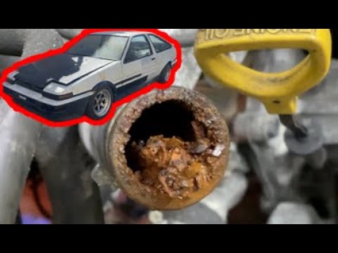 The AE86 revival mission! The plumbing is a disaster! Parts are