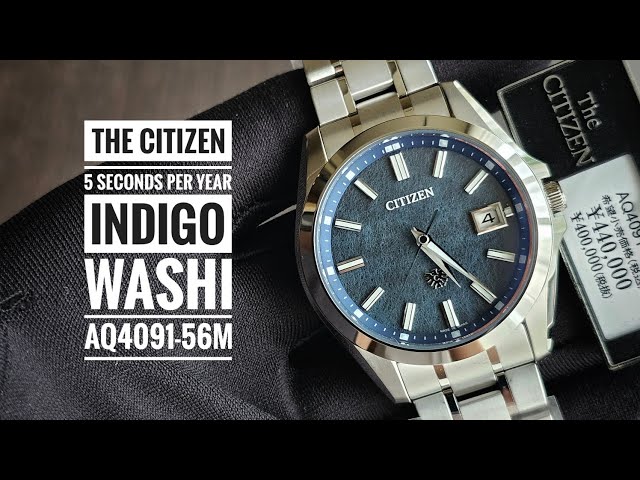The Citizen High Accuracy Eco-Drive 5 Seconds Per Year Indigo