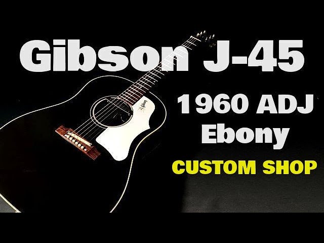 It's so cool! It has a great sound! [Gibson 1960 J-45 ADJ EBONY