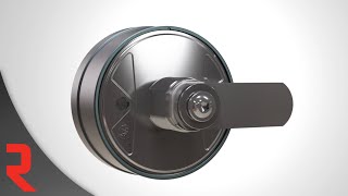 Round Dial Lock - Fixed Code - Richelieu Hardware