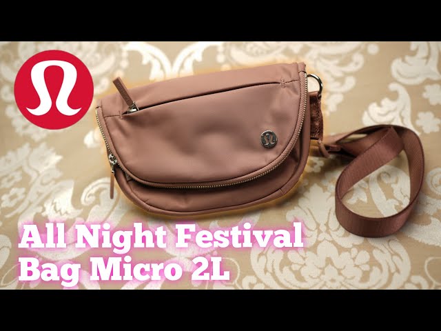 Lululemon All Night Festival Bag Micro Review NEW - YouTube