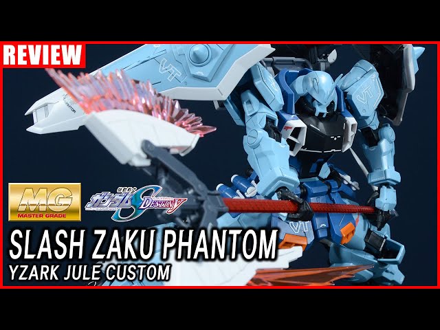 MG 1/100 Slash Zaku Phantom (YZAK JULE Custom) - YouTube
