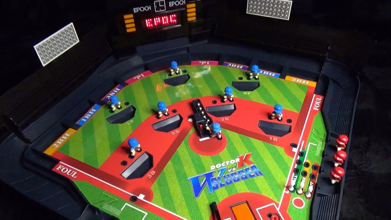 野球盤】エポック社の野球盤 ドクターケイVSダブルスラッガー 奪三振