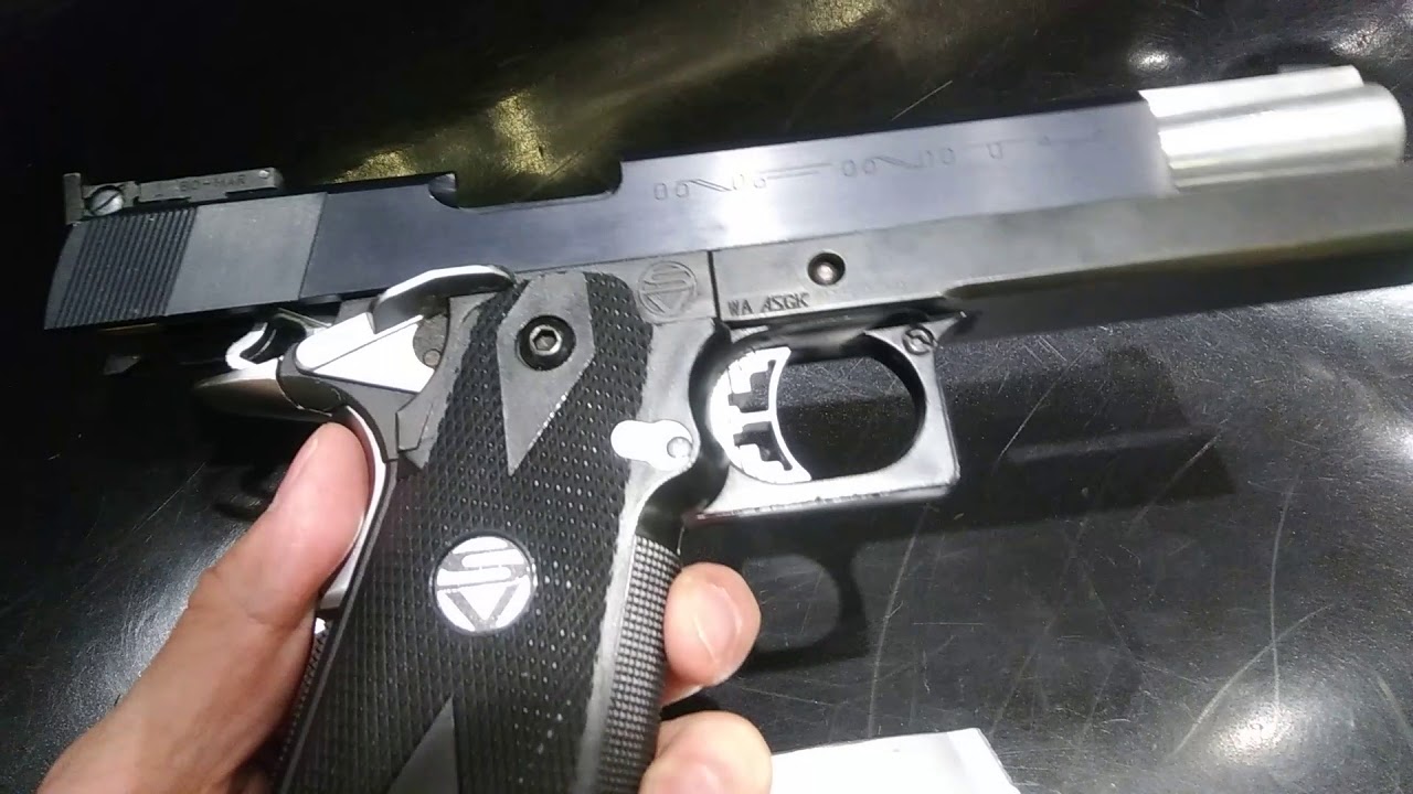 WA ヤティマティク ハイブリッドガスガンプラスチック製ASGK エアガン