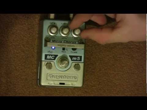 Guyatone Micro Chorus Pedal Demo - YouTube
