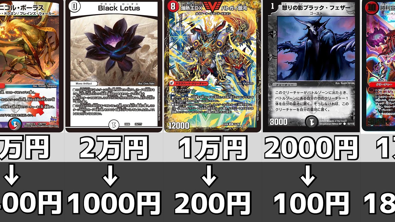 デュエマの昔は高かったカードたち【2025年3月】 - YouTube