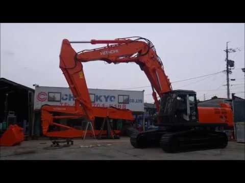 油圧ショベル】日立製 ZX350LCK-3 解体仕様 / 3段ハイリフト【1.2m3