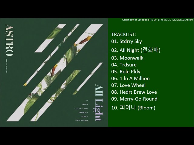 FULL ALBUM] ASTRO (아스트로) - 1집 All Light - YouTube