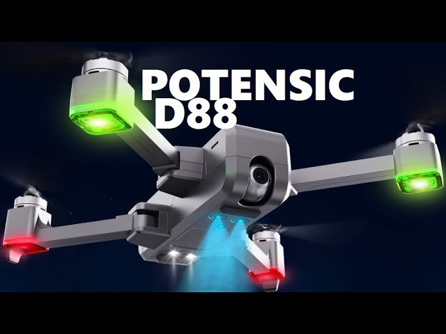 Potensic D88 Foldable Drone 5G WiFi FPV Drone with 2K Camera RC