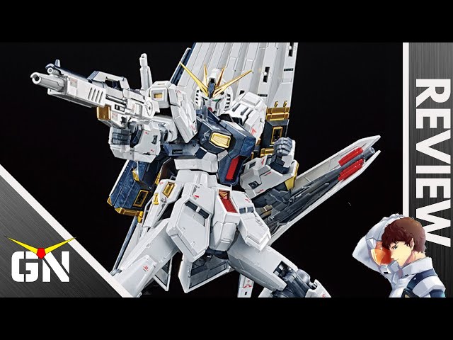 RG 1/144 RX-93 NU Gundam [Titanium Finish]| REVIEW - YouTube